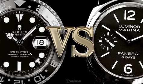 rolex vs panerai 2015|Rolex vs Panerai watch.